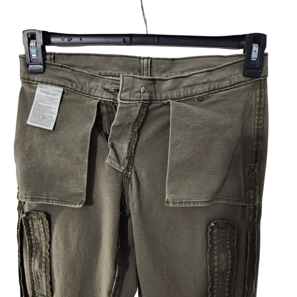 Banana Republic Women's 4 Utility Jeans Green - Picture 14 of 16